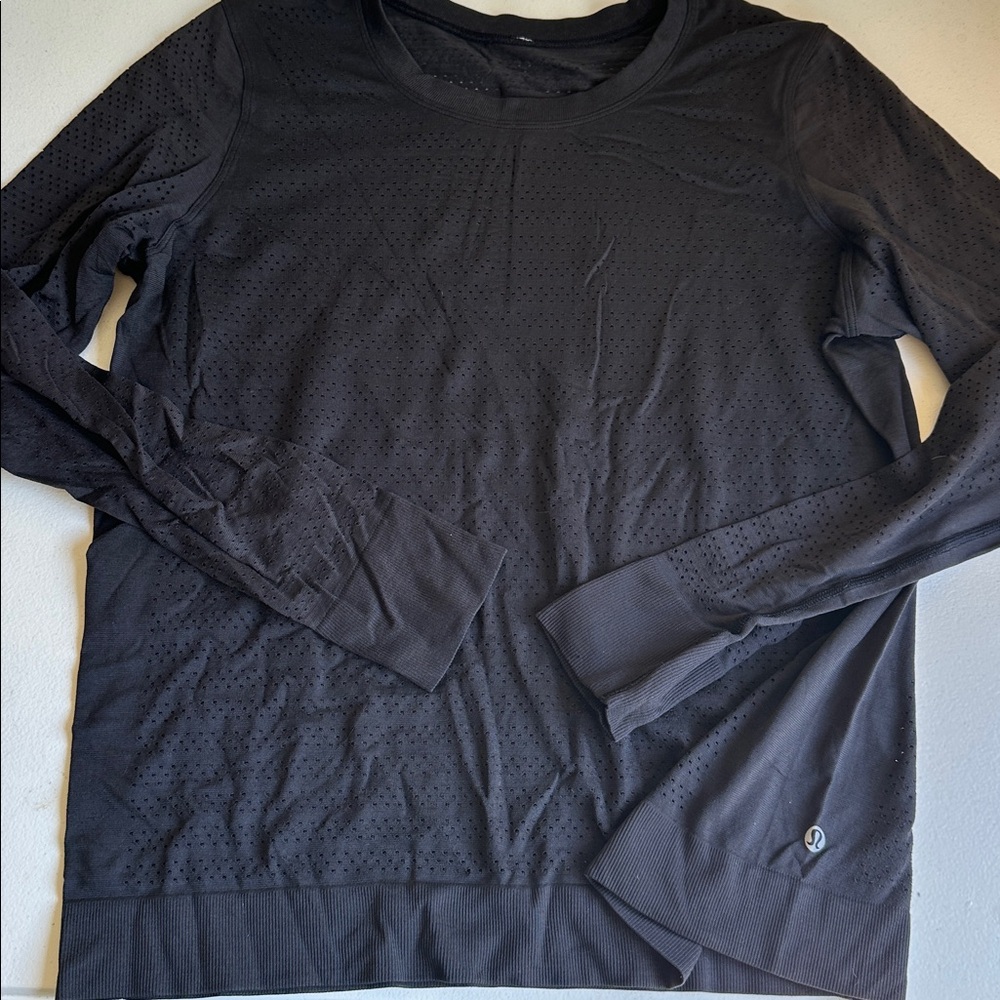 lululemon athletica Black Long Sleeve Tee